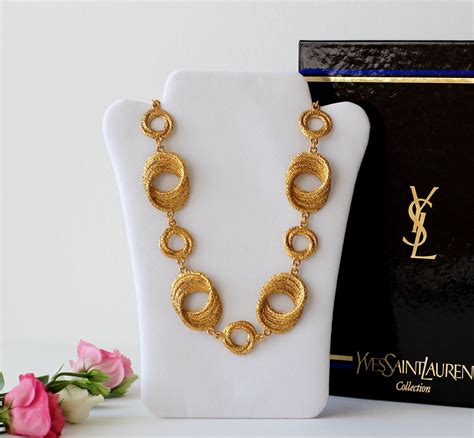 ysl jewellery box|yves Saint Laurent necklace.